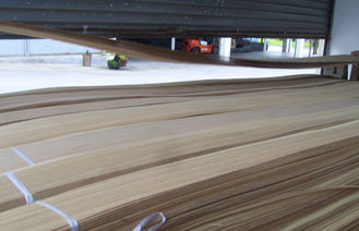 Wood Veneer Plywood Sheets Quarter Cut Veneer Natural Brown 0.5mm Thickness