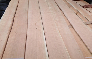 Pink Quarter Cut Cherry Veneer With Mineral Line , 0.5 mm Thickness