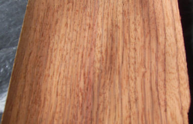 Quarter Cut Clear Veneer For Plywood , Natural Burma Teak Wood Veneer