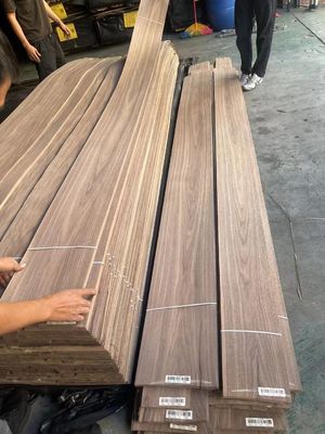 American Natural Black Walnut Crown Cut / Plain Cut  Veneer Sheet For Plywood