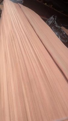 Sliced Natural Quarter Cut Pink Sapelli Veneer Sheet For Plywood
