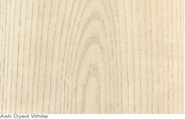 Red Ash Dyed Wood Veneer Natural Sliced Cut , Thin Wood Veneer Panels