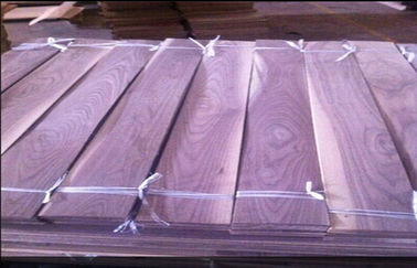 Dark Brown Walnut Wood Flooring Veneer Sheet 0.5mm - 2.0mm Thickness