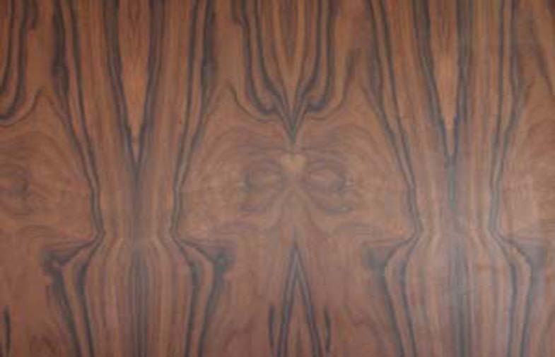 Santos Rosewood Colored Dyed Furniture Wood Veneer Sheets Brown of Dyed