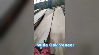 American White Oak Veneer Crown Cut