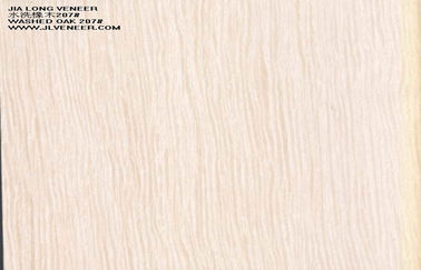 Washed Engineered Wood White Oak Veneer , Sliced Cut Technics