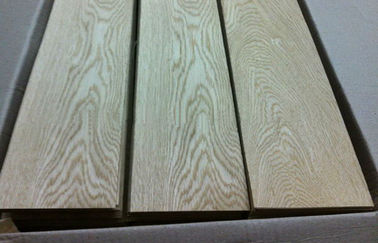 0.5mm Thick Oak Flooring Veneer Wood Sheet , Fine Straight Crown Grain