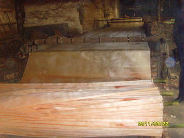 Natural Yellow Okoume Rotary Cutting Wood Veneer For Surface Of Furniture