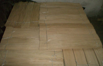 Customized Brown Ash Wood Veneer Flooring Fine Straight Crown Cut