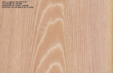 Washed Oak Veneer Sheets , Engineered Oak Wood Flooring Veneer