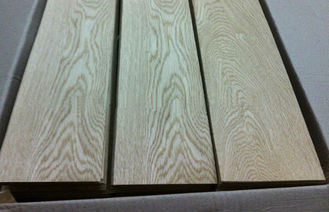 Yellow Sliced Cut Yellow Oak Veneered Plywood Sheets , Flooring Wood Veneers