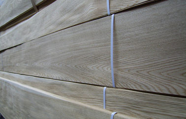 Light Brown Oak Veneer Sheets , Sliced Cut Hard Wood Veneer