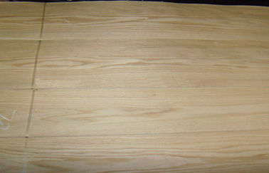 Red OakWood Veneers Sheets For Flooring , Crown Cut Wooden Veneer