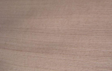 Red OakWood Veneers Sheets For Flooring , Crown Cut Wooden Veneer