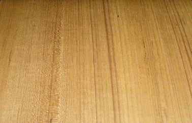 Burma Teak Quarter Cut Veneer Yellow With Black Line