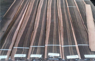 Macassar Ebony Quarter Cut Veneer , Black With White Lines