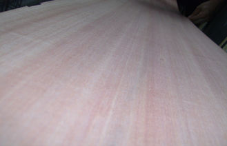 Red Quarter Cut Okoume Veneer Without Figured Quarter And Crown