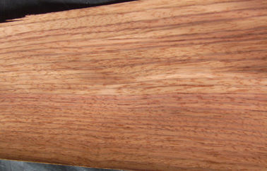 Quarter Cut Clear Veneer For Plywood , Natural Burma Teak Wood Veneer