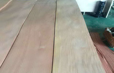 Pink Natural Okoume Sliced Cut Plywood Veneer With 0.5mm Thickness