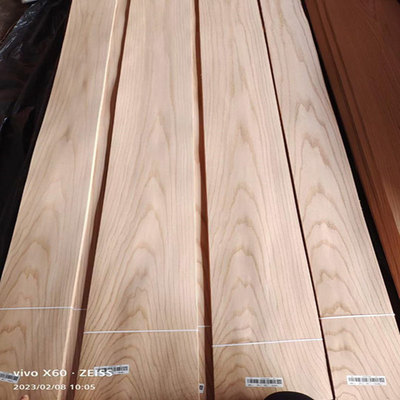 American Red Oak Natural Veneer Sheets Plain/Crown Cut For Plywood