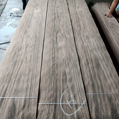 Natural American Walnut Crown Cut/Plain Cut  Veneer Sheet For Hotel Decoration