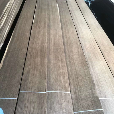 Smoked/Fumed White Oak Veneer Sheets Quarter Cut For Hotel Decoration