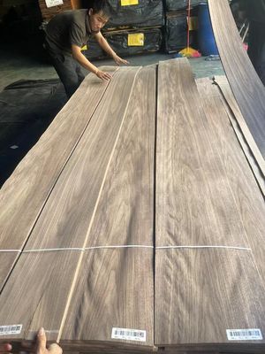 American Natural Black Walnut Crown Cut / Plain Cut  Veneer Sheet For Plywood