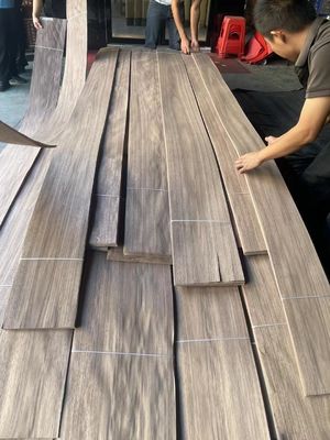 American Natural Black Walnut Crown Cut / Plain Cut  Veneer Sheet For Plywood