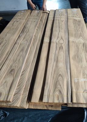 Natural Sliced Cut Burma Teak Quarter Cut And Crown Cut Veneer Sheet For Plywood