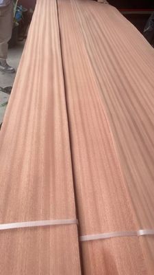 Sliced Natural Quarter Cut Pink Sapelli Veneer Sheet For Plywood