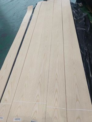 Natural Sliced American White Ash Wood Veneer Sheet Crown Cut For Plywood