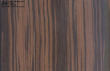 Brown Ebony Reconstituted Wood Veneer 640mm Width With Sliced Cut Technics