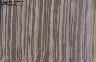 Brown Ebony Reconstituted Wood Veneer 640mm Width With Sliced Cut Technics