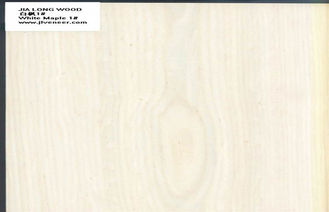 Yellow Maple Reconstituted Wood Veneer , Flooring Sliced Cut Engineered Veneer