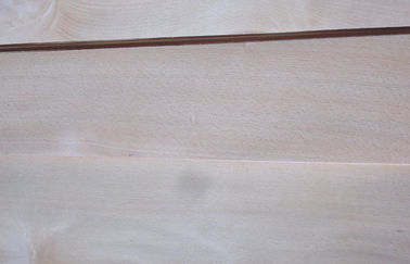 Light Yellow Beech Sliced Veneer 0.45mm Thickness For Plywood