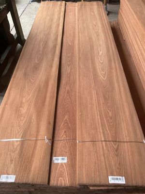 Sliced Natural Crown/Plain Cut Sapelli Veneer Sheet For Plywood
