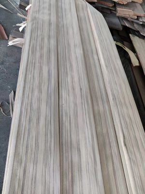 Natural Sliced Cut Light Color Paldao Wood Quarter Cut Veneer With Black Line