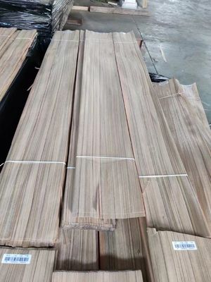 Natural Sliced Cut Light Color Paldao Wood Quarter Cut Veneer With Black Line
