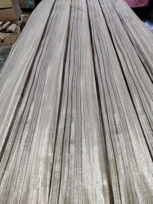 Natural Sliced Cut Light Color Paldao Wood Quarter Cut Veneer With Black Line