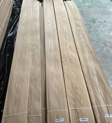 High Quality Brown Elm Crown Cut Veneer For Hotel Decoration