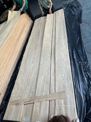 Unfinished Oak Veneer with Straight Grain Pattern Elevate Your Furniture to the Next Level