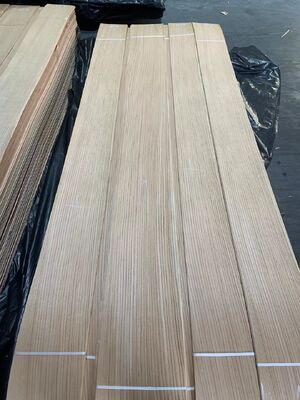 Quarter Cut Red Oak Veneer Sheets with 0.2-0.6mm Thickness and Straight Grain for Furniture and Decorative Surfaces
