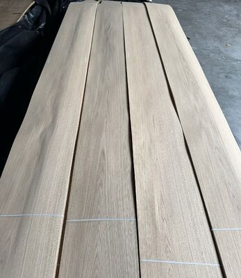 White Oak Crown Cut Veneer Sheets with Good Flexibility and Up To 2440mm Length for Elegant Interior Design
