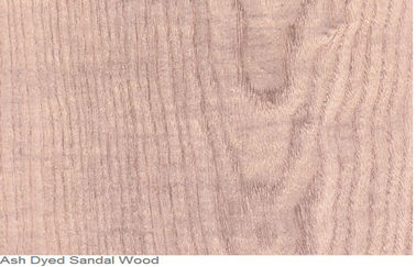 Red Ash Dyed Wood Veneer Natural Sliced Cut , Thin Wood Veneer Panels