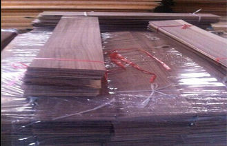 Dark Brown Walnut Wood Flooring Veneer Sheet 0.5mm - 2.0mm Thickness