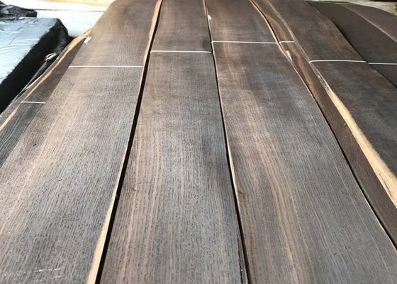 Hotel Decoration Smoked White Oak Veneer Sheets Length 2500mm