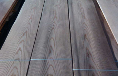 Natural Oak Wood Sliced Veneer Sheet Red Crown Cut For decoration
