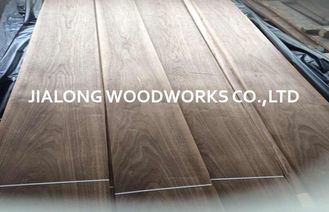 Black wood veneer Sliced / Walnut Crown Cut Wood Veneer Sheet With AA grade