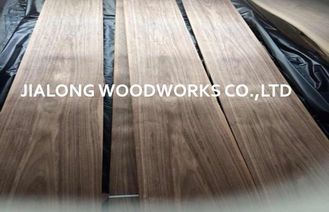 Black wood veneer Sliced / Walnut Crown Cut Wood Veneer Sheet With AA grade