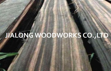 Black Quarter Cut Sliced Veneer Macassar Ebony Veneer For Furniture